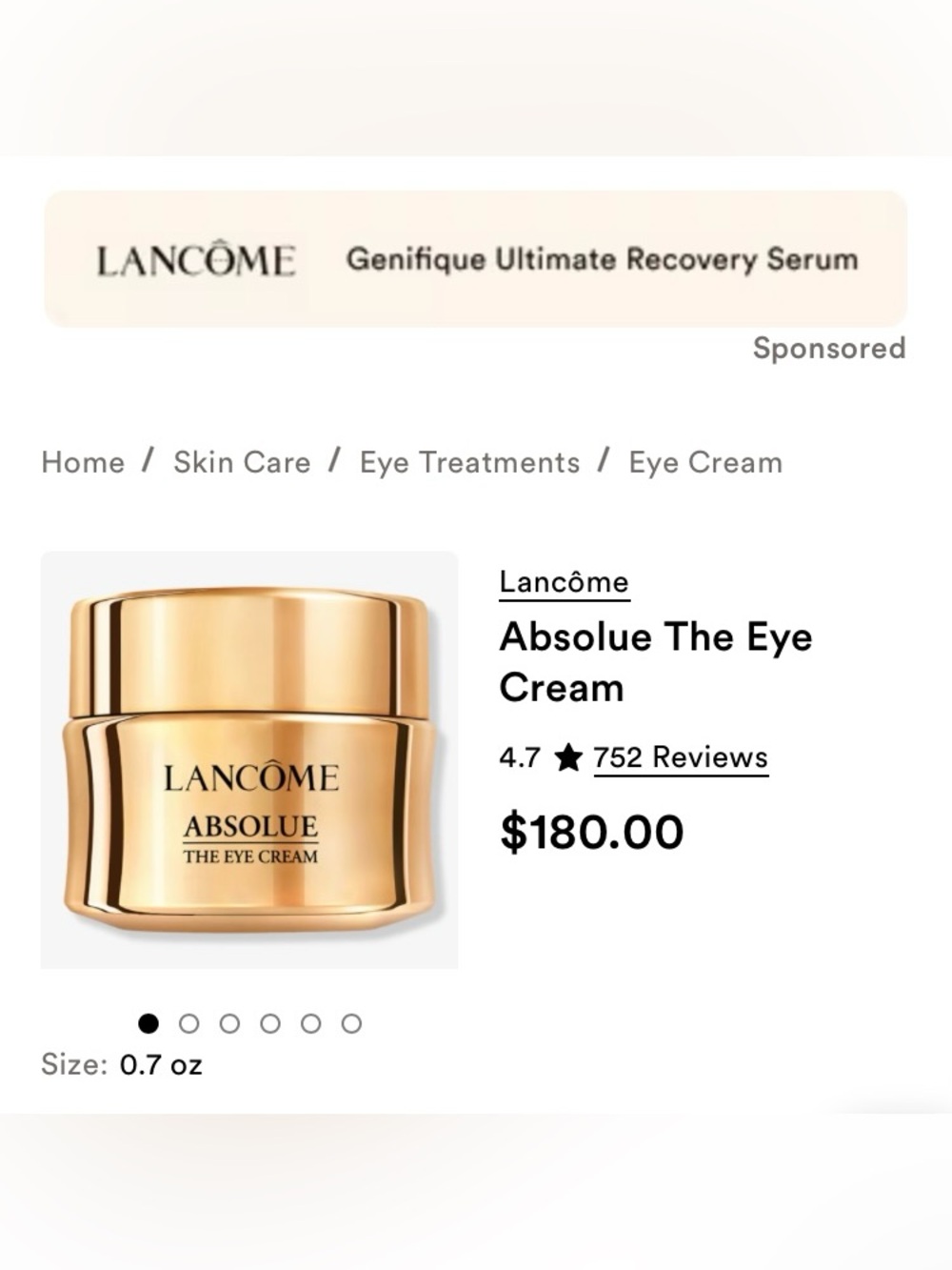 Absolue The Eye Cream